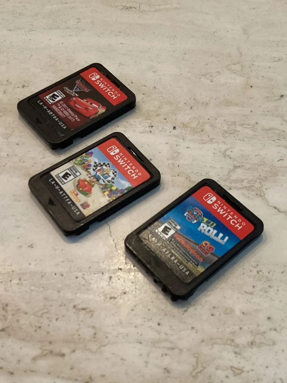 Paw Patrol On A Roll Nintendo Switch Game & Disney Cars & Race With Ryan Lot
